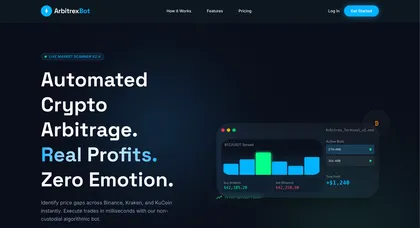 Bot de trading con inteligencia artificial desarrollado por Nuvik Tech para operar en mercados de criptomonedas